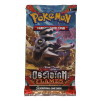 2023 Pokemon TCG Obsidian Flames Booster Pack with (10) Cards at PristineAuction.com