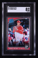 Shohei Ohtani 2018 Donruss Optic Variations #176 RR RC (SGC 8) at PristineAuction.com