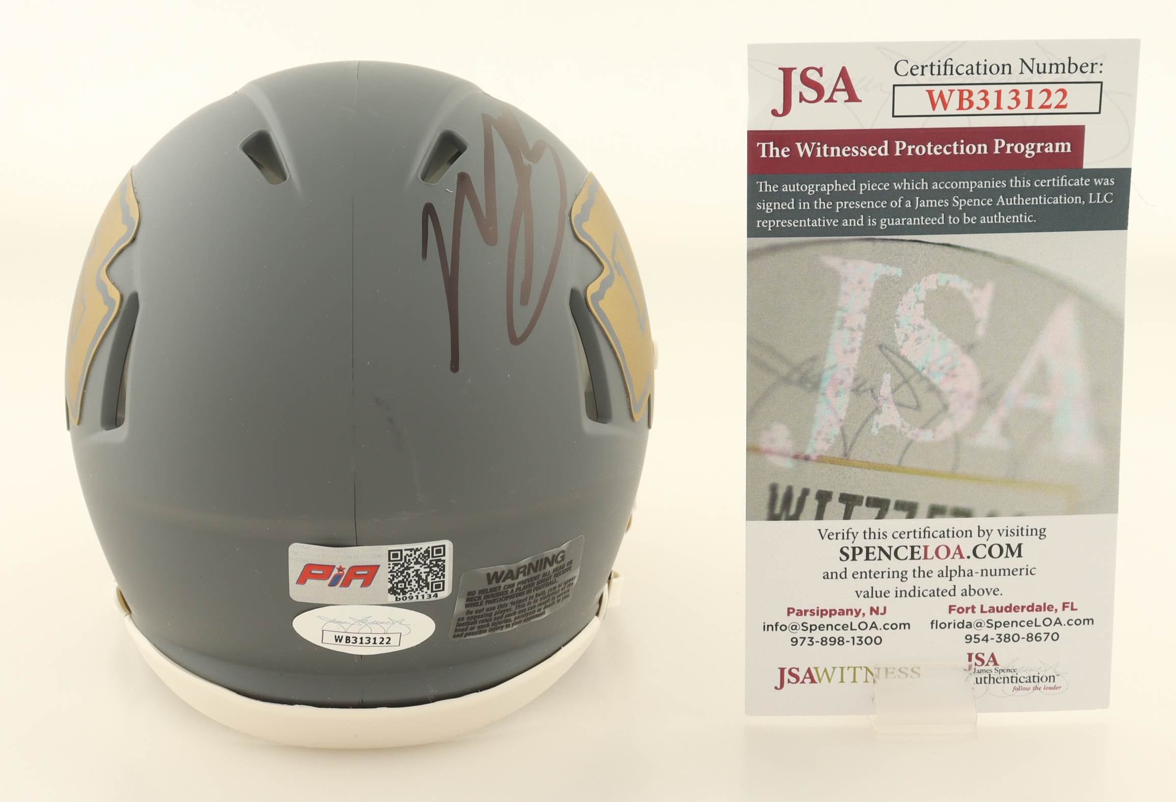 Marquise Brown Signed Chiefs Slate Alternate Speed Mini Helmet (JSA) at PristineAuction.com Marquise Brown Signed Chiefs Slate Alternate Speed Mini Helmet (JSA) at PristineAuction.com