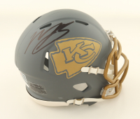 Marquise Brown Signed Chiefs Slate Alternate Speed Mini Helmet (JSA) at PristineAuction.com