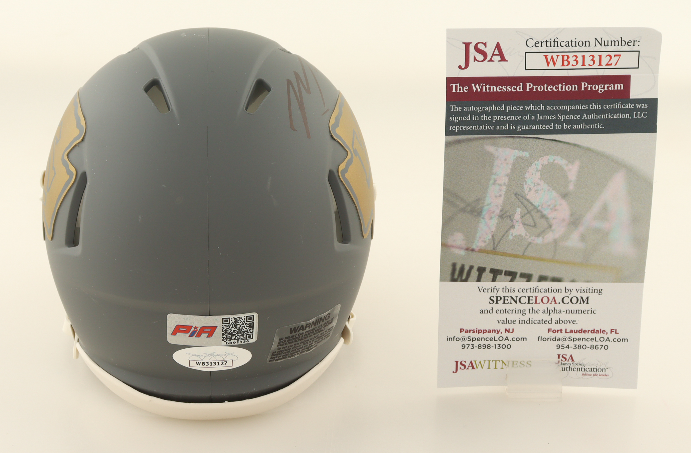 Marquise Brown Signed Chiefs Slate Alternate Speed Mini Helmet (JSA) at PristineAuction.com Marquise Brown Signed Chiefs Slate Alternate Speed Mini Helmet (JSA) at PristineAuction.com
