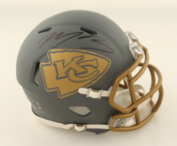 Marquise Brown Signed Chiefs Slate Alternate Speed Mini Helmet (JSA) at PristineAuction.com