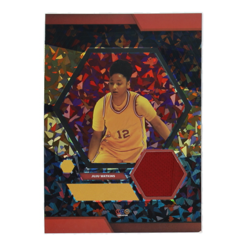 JuJu Watkins 2024 TruSport Jumbo Trucreator Cracked Ice #19 #JC-JJW RC JSY at PristineAuction.com JuJu Watkins 2024 TruSport Jumbo Trucreator Cracked Ice #19 #JC-JJW RC JSY at PristineAuction.com