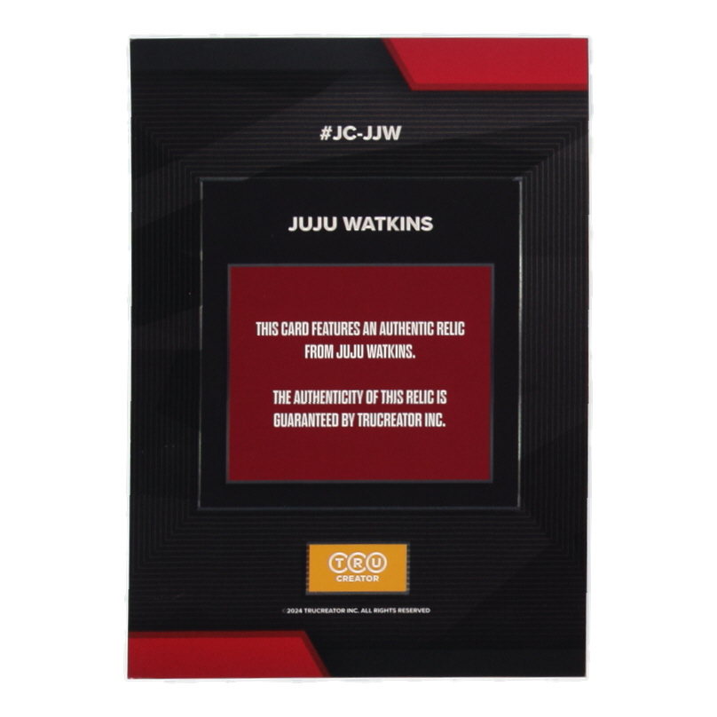 JuJu Watkins 2024 TruSport Jumbo Trucreator Cracked Ice #19 #JC-JJW RC JSY at PristineAuction.com JuJu Watkins 2024 TruSport Jumbo Trucreator Cracked Ice #19 #JC-JJW RC JSY at PristineAuction.com