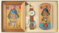 Nolan Ryan Signed LE 1993 Fossil 27th Season Commemorative Card With Watch Complete Set (Beckett) at PristineAuction.com