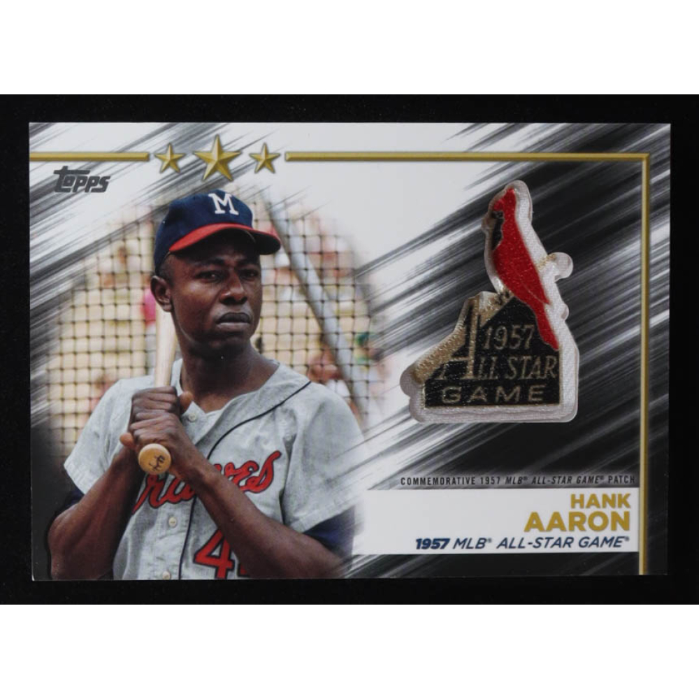 Hank Aaron 2022 Topps Baseball Series Two All Star Alumni 1957 #ASA-HA at PristineAuction.com