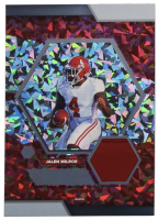 Jalen Milroe 2024 TruSport Jumbo Trucreator Card Cracked Ice #11 JSY RC at PristineAuction.com