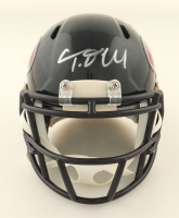 Tank Dell Signed Texans Speed Mini Helmet (JSA) at PristineAuction.com
