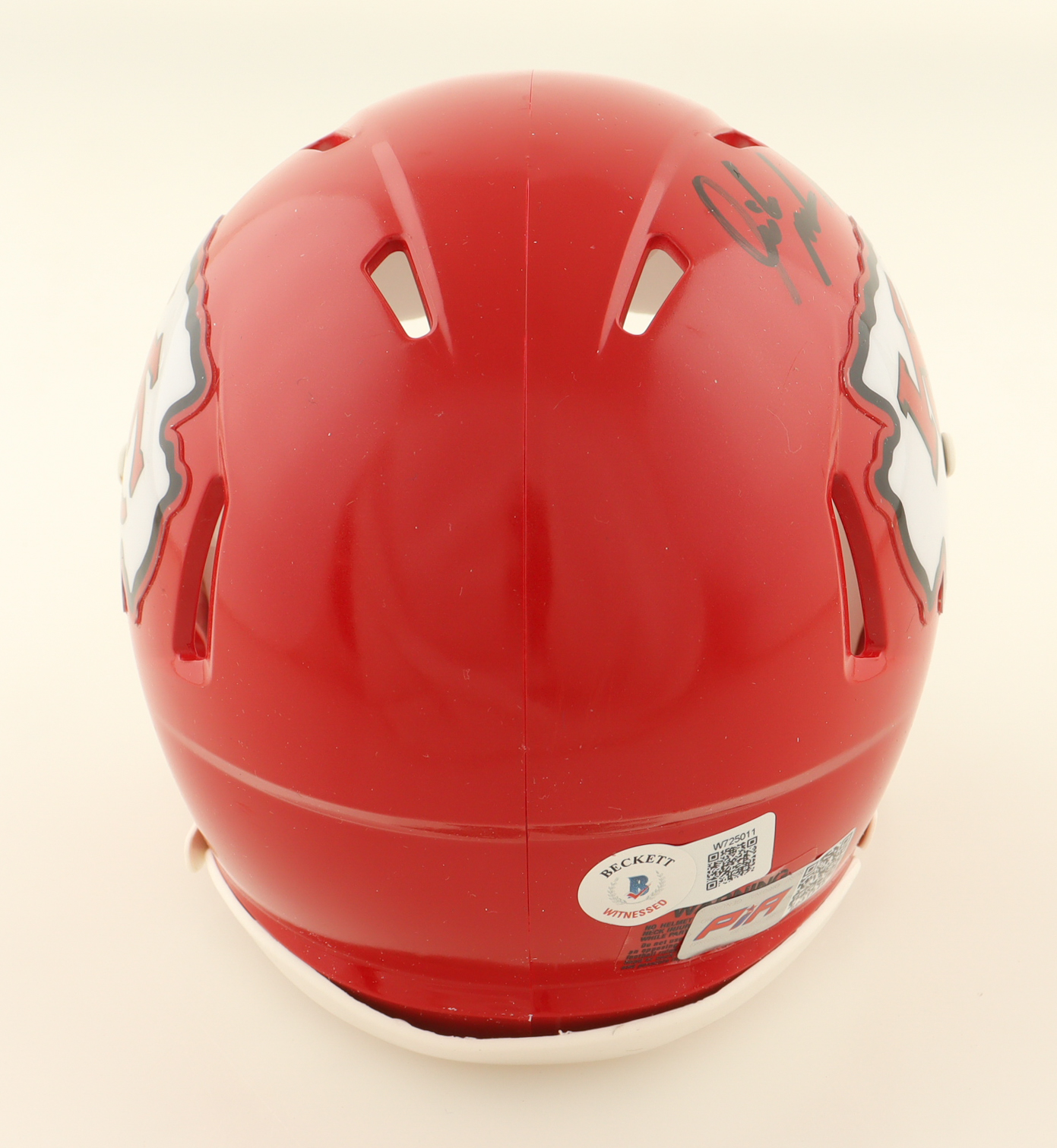 Isiah Pacheco Signed Chiefs Speed Mini Helmet (Beckett) at PristineAuction.com Isiah Pacheco Signed Chiefs Speed Mini Helmet (Beckett) at PristineAuction.com