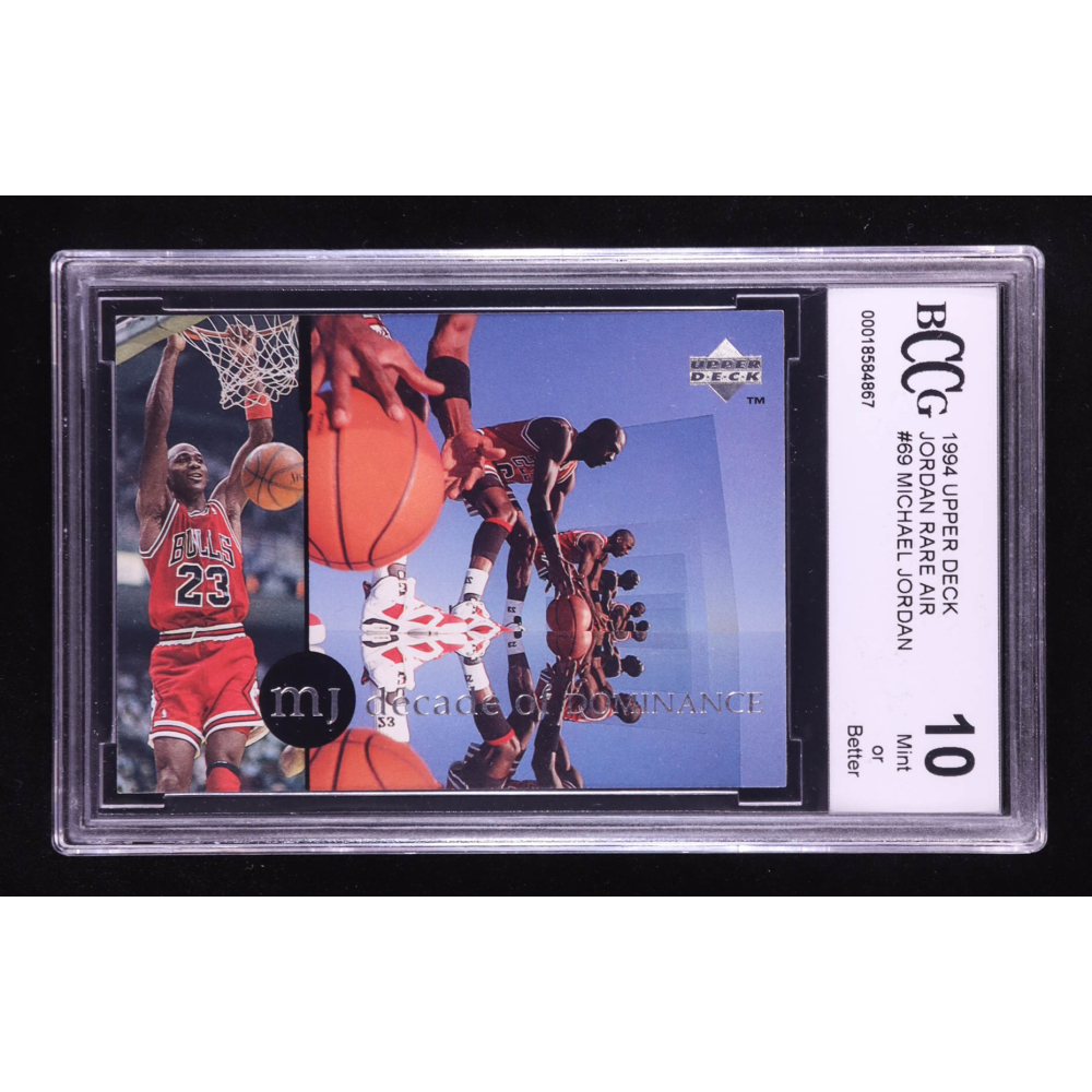 Michael Jordan 1994 Upper Deck Jordan Rare Air #69 (BCCG 10) at PristineAuction.com