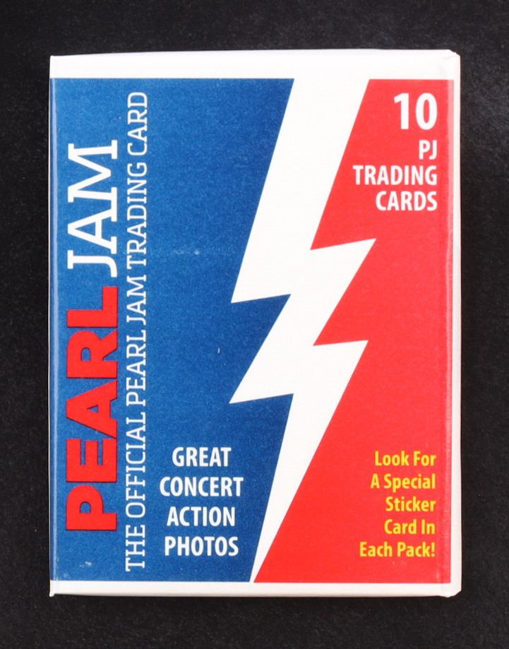 2018 Pearl Jam Wrigley Field Trading Card Wax Pack With (10) Cards at PristineAuction.com 2018 Pearl Jam Wrigley Field Trading Card Wax Pack With (10) Cards at PristineAuction.com