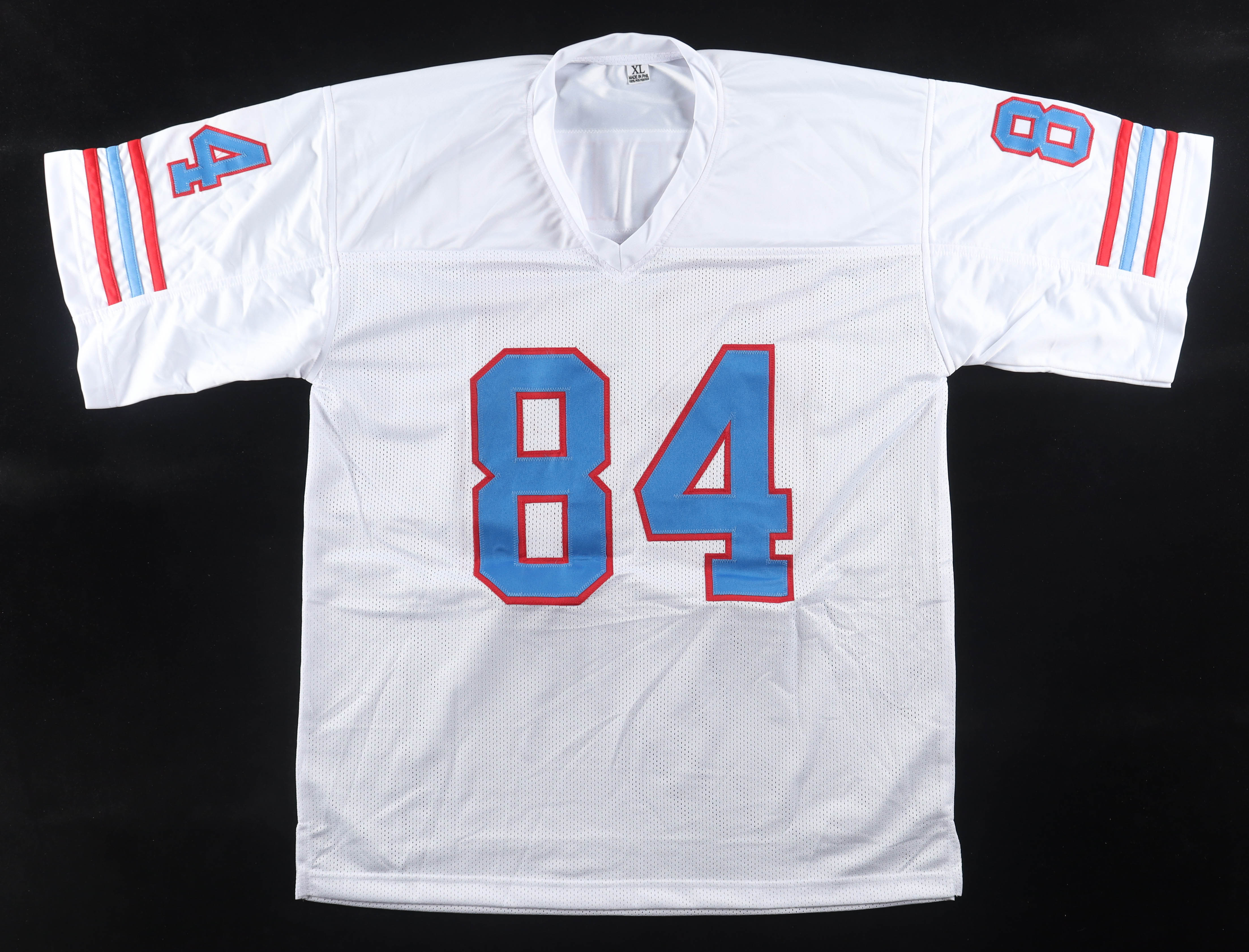 Haywood Jeffires Signed Jersey Inscribed "3x Pro Bowl" & "Freakwood" (Wilder) at PristineAuction.com Haywood Jeffires Signed Jersey Inscribed "3x Pro Bowl" & "Freakwood" (Wilder) at PristineAuction.com