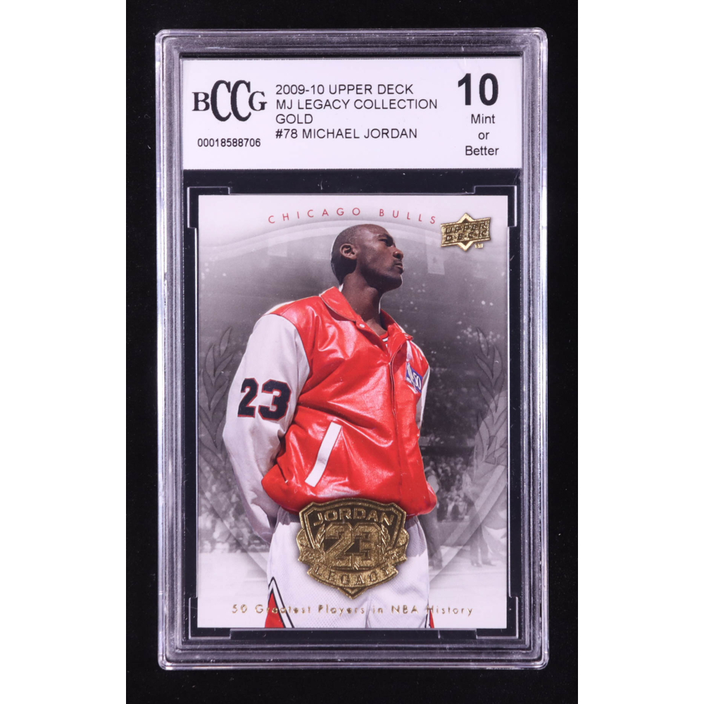Michael Jordan 2009-10 Upper Deck Michael Jordan Legacy Collection Gold #78 (BCCG 10) at PristineAuction.com