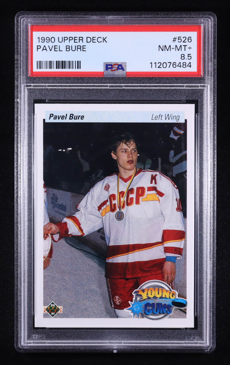 Pavel Bure 1990-91 Upper Deck #526 YG RC (PSA 8.5) at PristineAuction.com Pavel Bure 1990-91 Upper Deck #526 YG RC (PSA 8.5) at PristineAuction.com