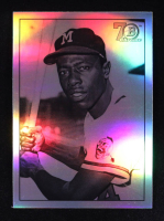 Hank Aaron 2017 Bowman Chrome '48 Bowman Refractors #48BHA at PristineAuction.com