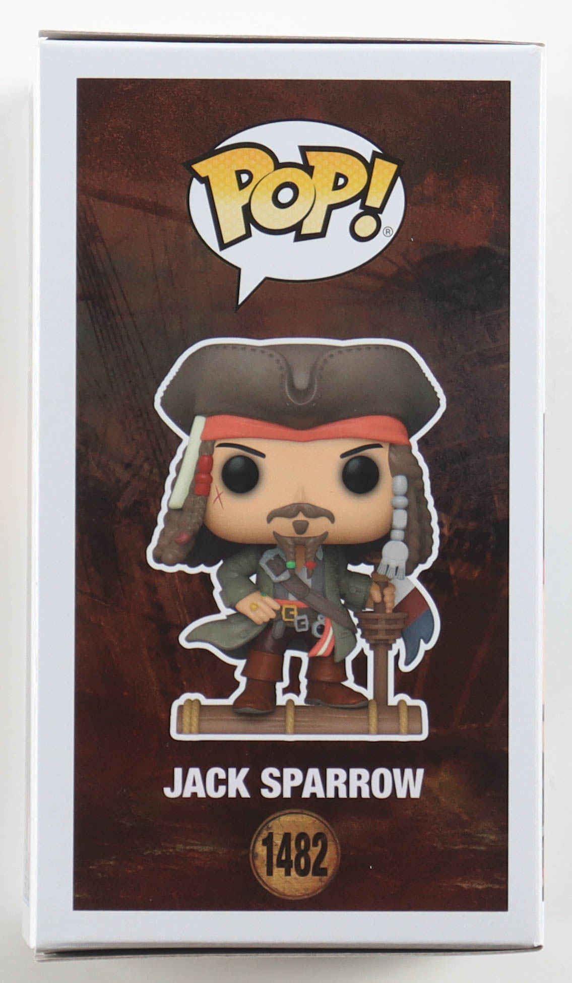 Johnny Depp Signed "Pirates of the Caribbean" #1482 Jack Sparrow Funko Pop! Vinyl Figure (Beckett) at PristineAuction.com Johnny Depp Signed "Pirates of the Caribbean" #1482 Jack Sparrow Funko Pop! Vinyl Figure (Beckett) at PristineAuction.com