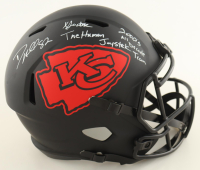 Dante Hall Signed Chiefs Full-Size Eclipse Alternate Speed Helmet with Multiple Career Stat Inscriptions (JSA) at PristineAuction.com