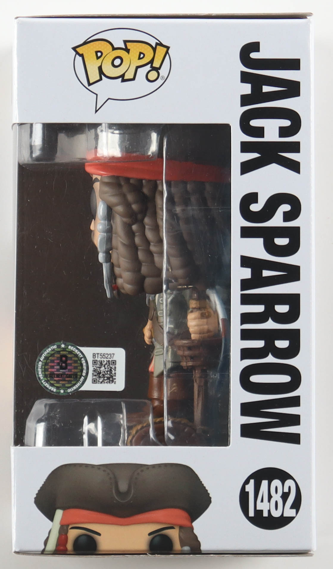 Johnny Depp Signed "Pirates of the Caribbean" #1482 Jack Sparrow Funko Pop! Vinyl Figure (Beckett) at PristineAuction.com Johnny Depp Signed "Pirates of the Caribbean" #1482 Jack Sparrow Funko Pop! Vinyl Figure (Beckett) at PristineAuction.com