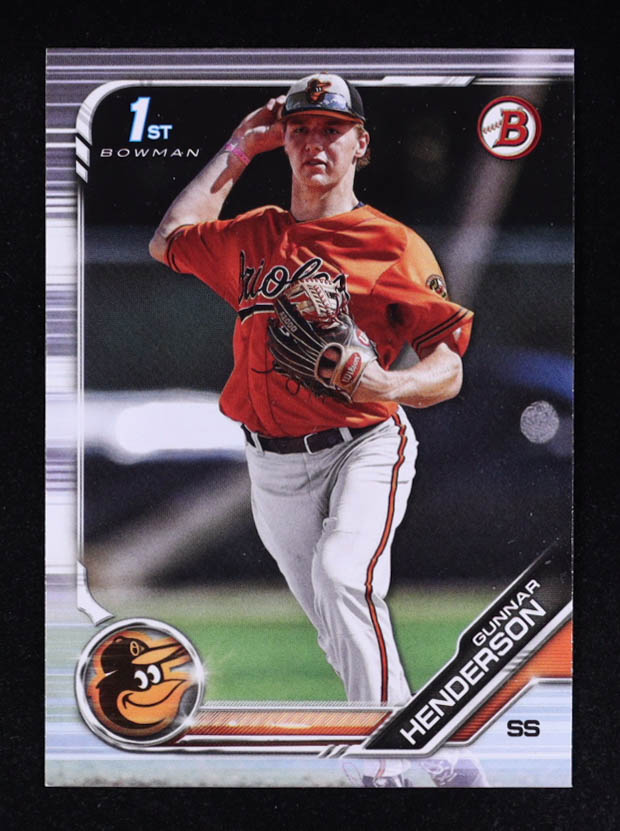 Gunnar Henderson 2019 Bowman Draft #BD22 RC at PristineAuction.com Gunnar Henderson 2019 Bowman Draft #BD22 RC at PristineAuction.com