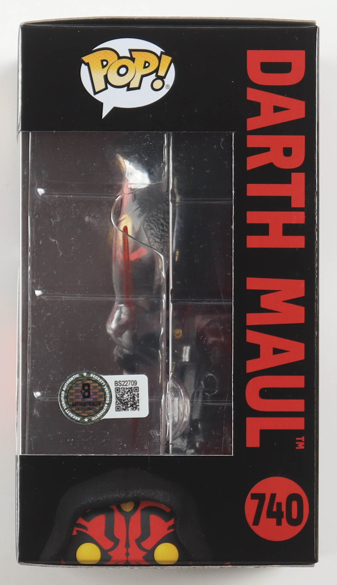 Sam Witwer Signed "Star Wars" #740 Darth Maul Bobble-Head Funko Pop! Vinyl Figure (Beckett) at PristineAuction.com Sam Witwer Signed "Star Wars" #740 Darth Maul Bobble-Head Funko Pop! Vinyl Figure (Beckett) at PristineAuction.com