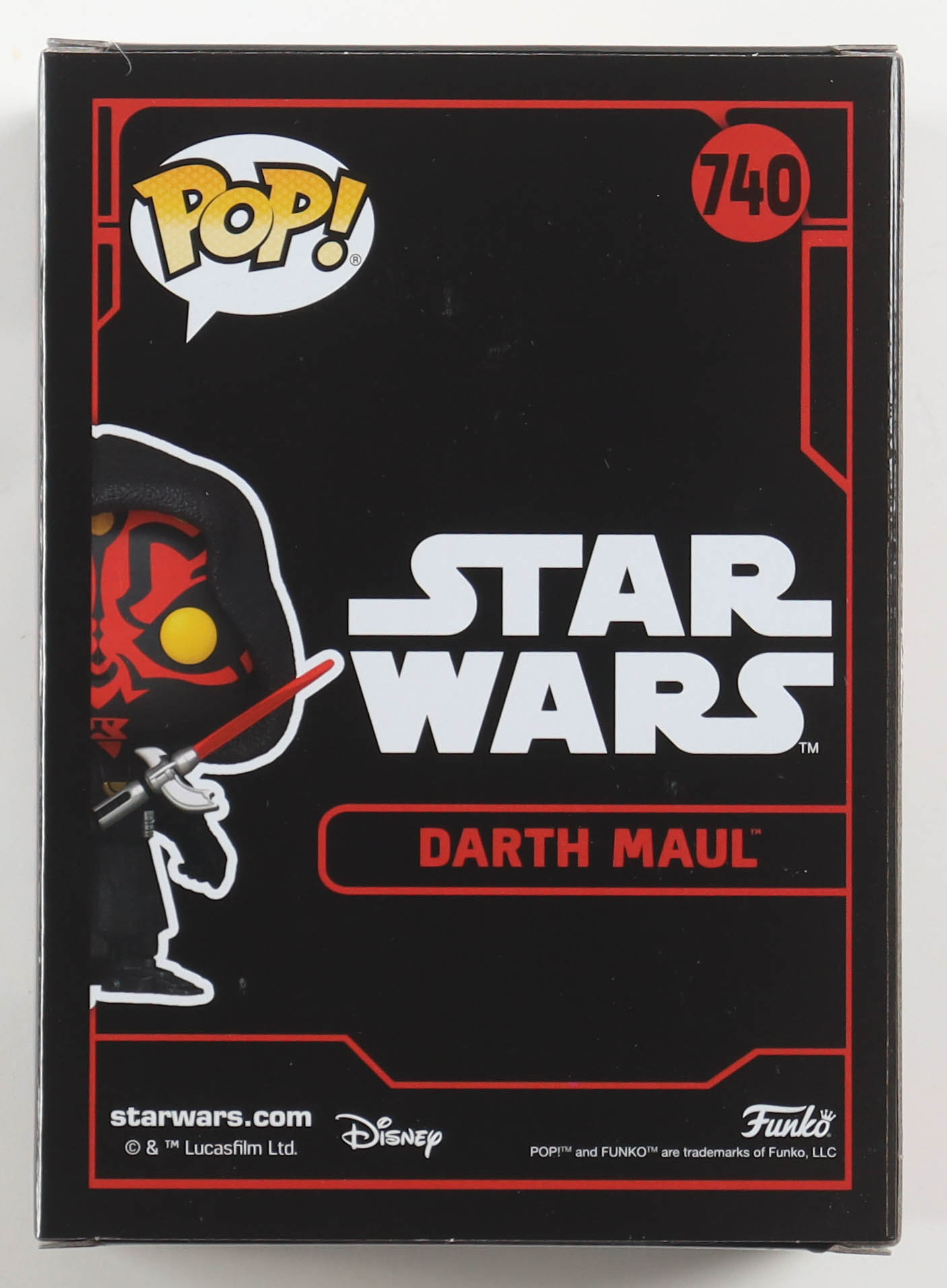 Sam Witwer Signed "Star Wars" #740 Darth Maul Bobble-Head Funko Pop! Vinyl Figure (Beckett) at PristineAuction.com Sam Witwer Signed "Star Wars" #740 Darth Maul Bobble-Head Funko Pop! Vinyl Figure (Beckett) at PristineAuction.com