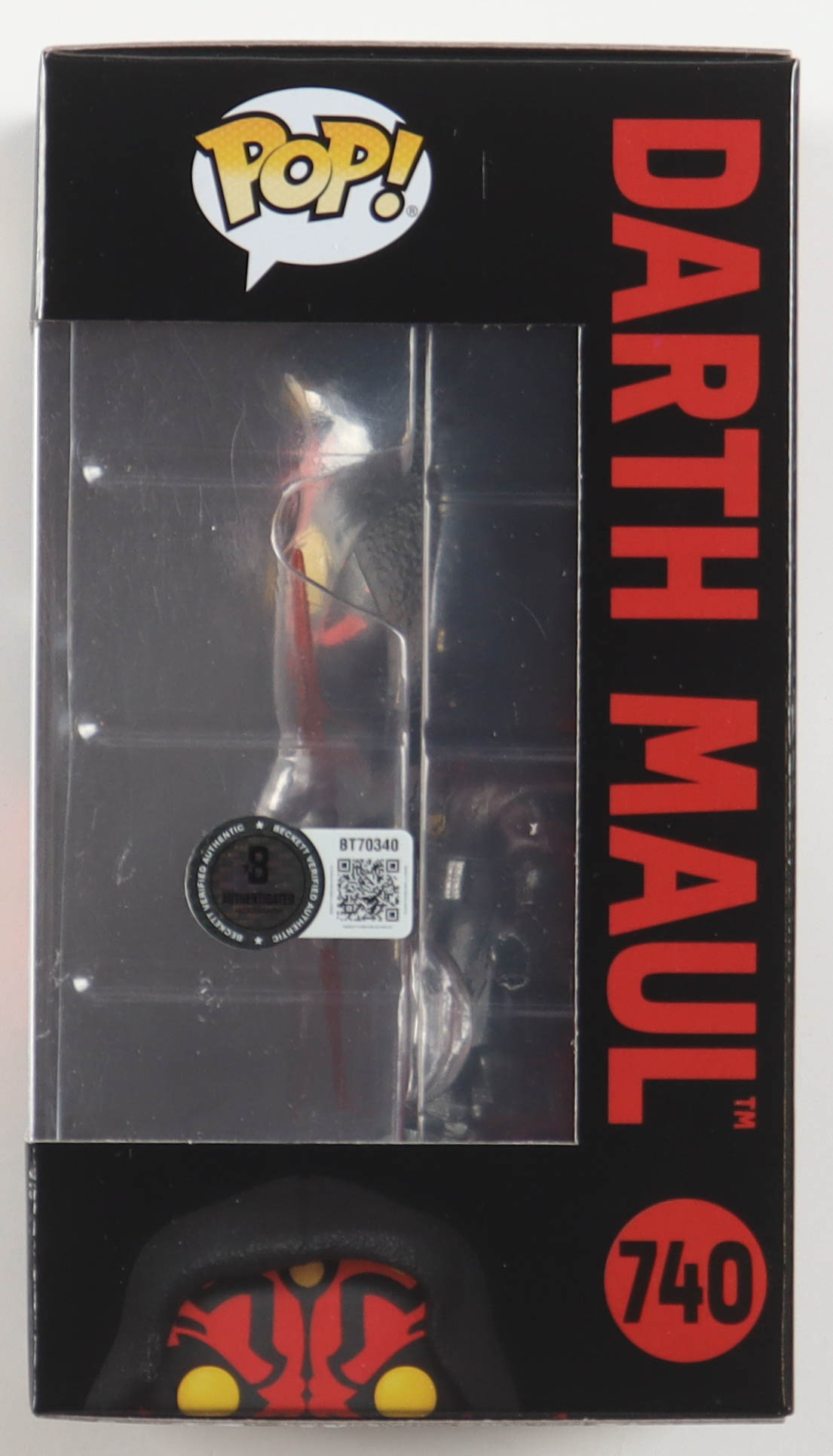 Ray Park Signed "Star Wars" #740 Darth Maul Bobble-Head Funko Pop! Vinyl Figure (Beckett) at PristineAuction.com Ray Park Signed "Star Wars" #740 Darth Maul Bobble-Head Funko Pop! Vinyl Figure (Beckett) at PristineAuction.com
