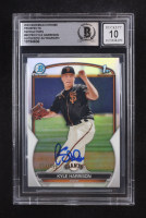 Kyle Harrison Signed 2023 Bowman Chrome Prospects Refractors #BCP93 #33/499 RC (BGS | Auto 10) at PristineAuction.com