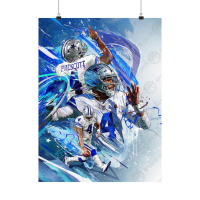 Dak Prescott Cowboys 36x24 Poster at PristineAuction.com
