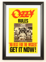 1988 "Ozzy Osbourne: No Rest For The Wicked" Custom Framed Print at PristineAuction.com