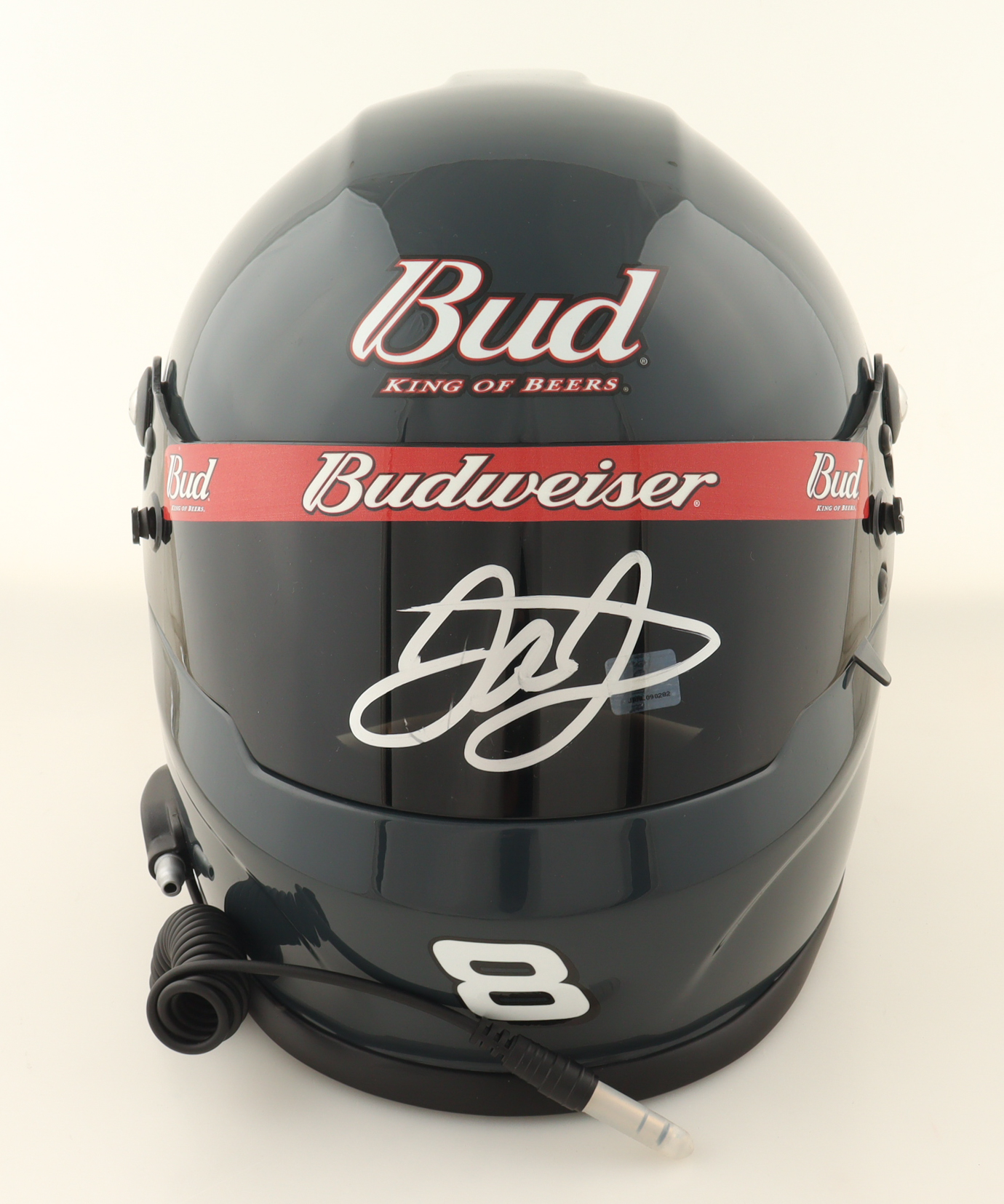 Dale Earnhardt Jr. Signed NASCAR Budweiser Full-Size Helmet (JR Motorsports) at PristineAuction.com Dale Earnhardt Jr. Signed NASCAR Budweiser Full-Size Helmet (JR Motorsports) at PristineAuction.com
