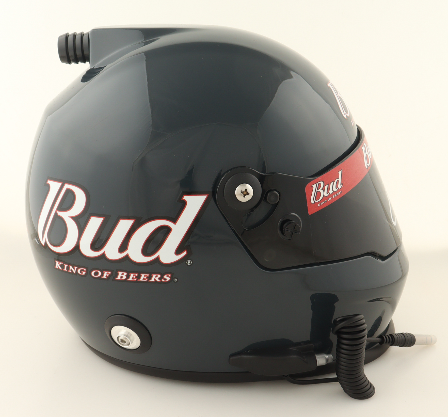 Dale Earnhardt Jr. Signed NASCAR Budweiser Full-Size Helmet (JR Motorsports) at PristineAuction.com Dale Earnhardt Jr. Signed NASCAR Budweiser Full-Size Helmet (JR Motorsports) at PristineAuction.com