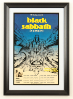 1980 "Black Sabbath" Germany Concert Custom Framed Poster at PristineAuction.com