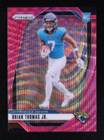 Brian Thomas Jr. 2024 Panini Prizm Prizms Pink Wave #314 RC at PristineAuction.com