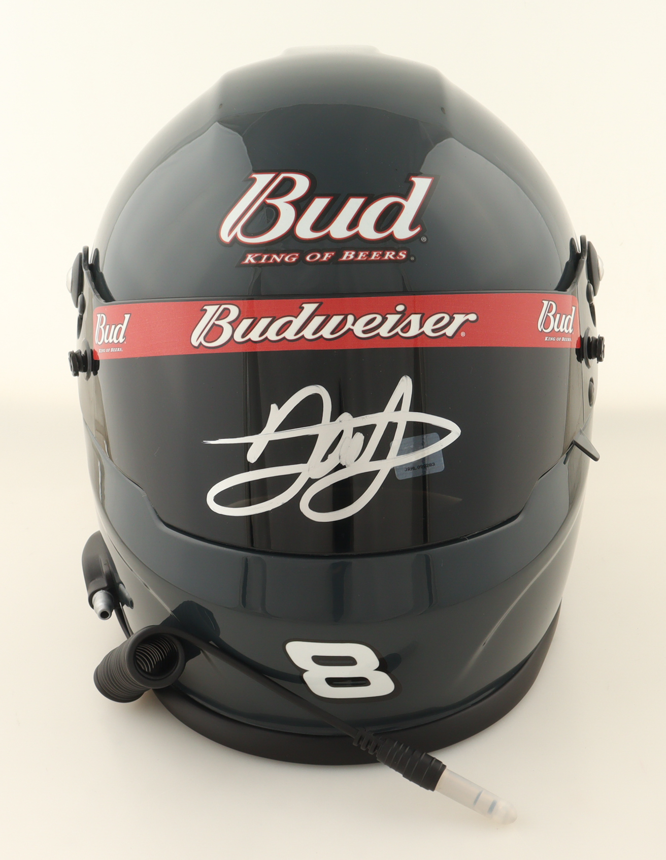 Dale Earnhardt Jr. Signed NASCAR Budweiser Full-Size Helmet (JR Motorsports) at PristineAuction.com Dale Earnhardt Jr. Signed NASCAR Budweiser Full-Size Helmet (JR Motorsports) at PristineAuction.com