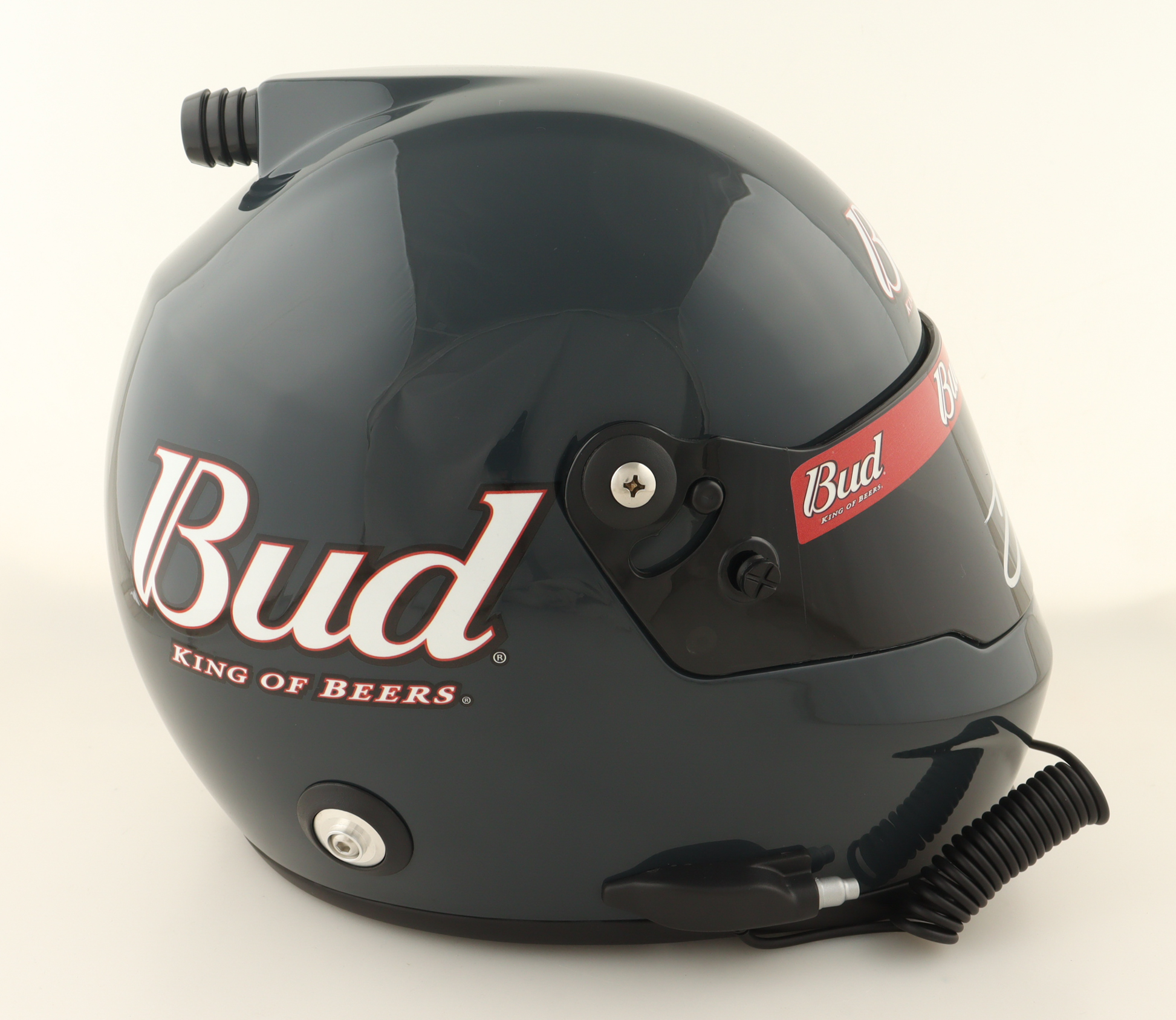 Dale Earnhardt Jr. Signed NASCAR Budweiser Full-Size Helmet (JR Motorsports) at PristineAuction.com Dale Earnhardt Jr. Signed NASCAR Budweiser Full-Size Helmet (JR Motorsports) at PristineAuction.com