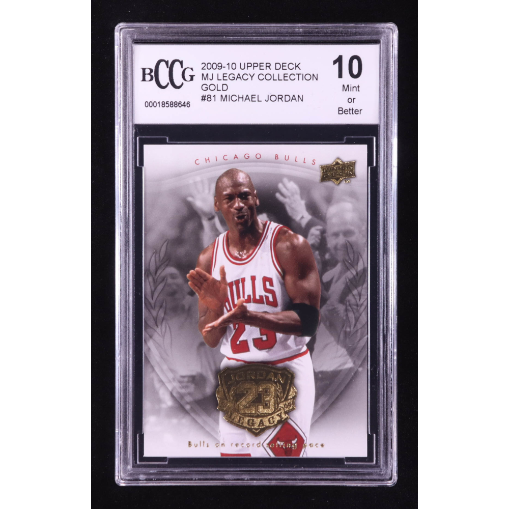 Michael Jordan 2009-10 Upper Deck Michael Jordan Legacy Collection Gold #81 (BCCG 10) at PristineAuction.com