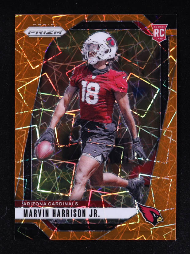 Marvin Harrison Jr. 2024 Panini Prizm Prizms Lazer #375 RC at PristineAuction.com Marvin Harrison Jr. 2024 Panini Prizm Prizms Lazer #375 RC at PristineAuction.com