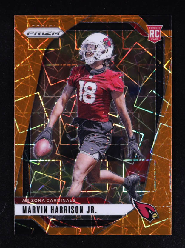Marvin Harrison Jr. 2024 Panini Prizm Prizms Lazer #375 RC at PristineAuction.com Marvin Harrison Jr. 2024 Panini Prizm Prizms Lazer #375 RC at PristineAuction.com