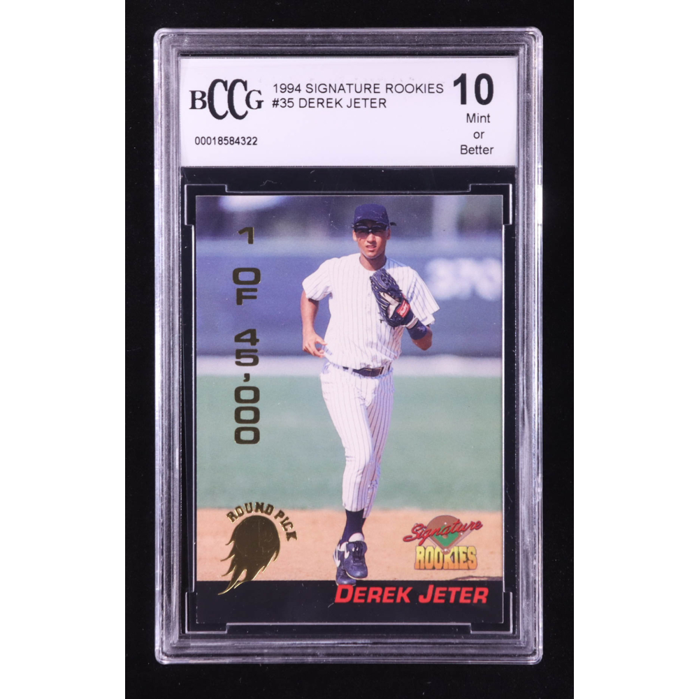 Derek Jeter 1994 Signature Rookies #35 RC (BCCG 10) at PristineAuction.com