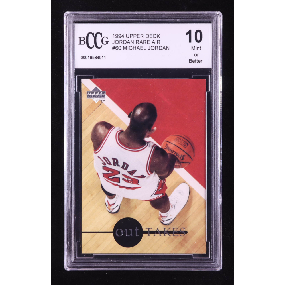 Michael Jordan 1994 Upper Deck Jordan Rare Air #60 (BCCG 10) at PristineAuction.com
