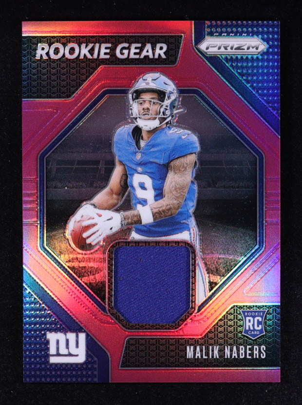 Malik Nabers 2024 Panini Prizm Rookie Gear Pink #4 RC at PristineAuction.com Malik Nabers 2024 Panini Prizm Rookie Gear Pink #4 RC at PristineAuction.com