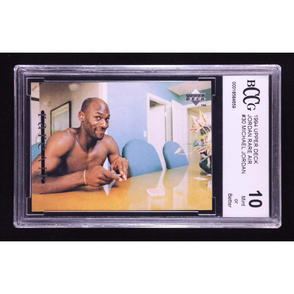 Michael Jordan 1994 Upper Deck Jordan Rare Air #30 (BCCG 10) at PristineAuction.com