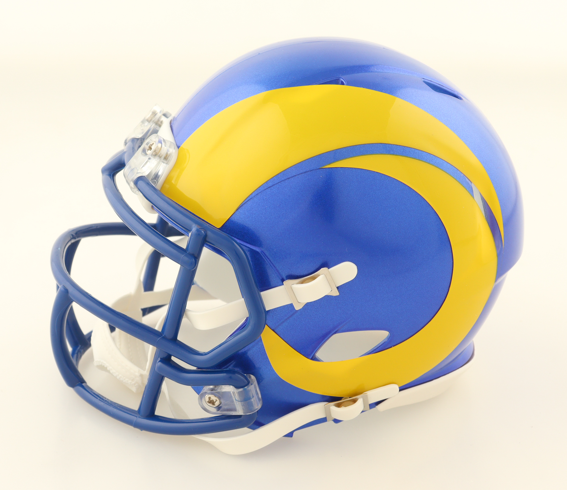 Puka Nacua Signed Rams Speed Mini Helmet (PSA) at PristineAuction.com Puka Nacua Signed Rams Speed Mini Helmet (PSA) at PristineAuction.com