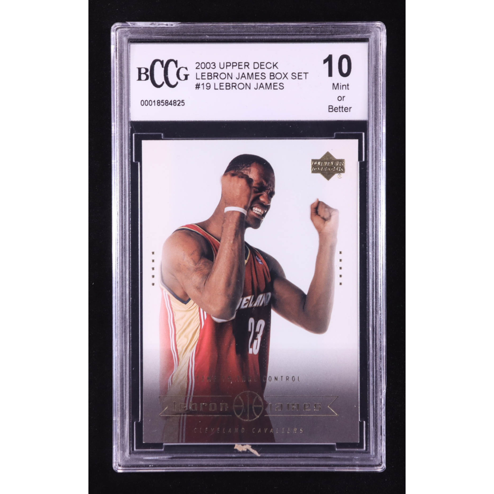 LeBron James 2003 Upper Deck LeBron James Box Set Time To Take Control #19 RC (BCCG 10) at PristineAuction.com