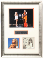 Taylor Swift & Sabrina Carpenter "The Eras Tour" Dual-Signed Custom Framed CD Insert Display (ACOA) at PristineAuction.com