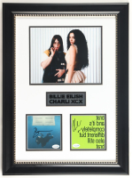 Billie Eilish & Charli XCX Dual-Signed Custom Framed CD Insert Display (ACOA) at PristineAuction.com
