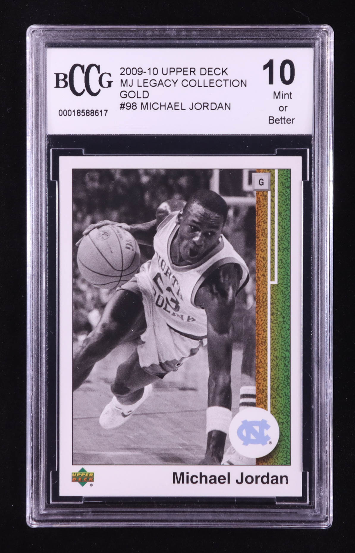 Michael Jordan 2009-10 Upper Deck Michael Jordan Legacy Collection Gold ...
