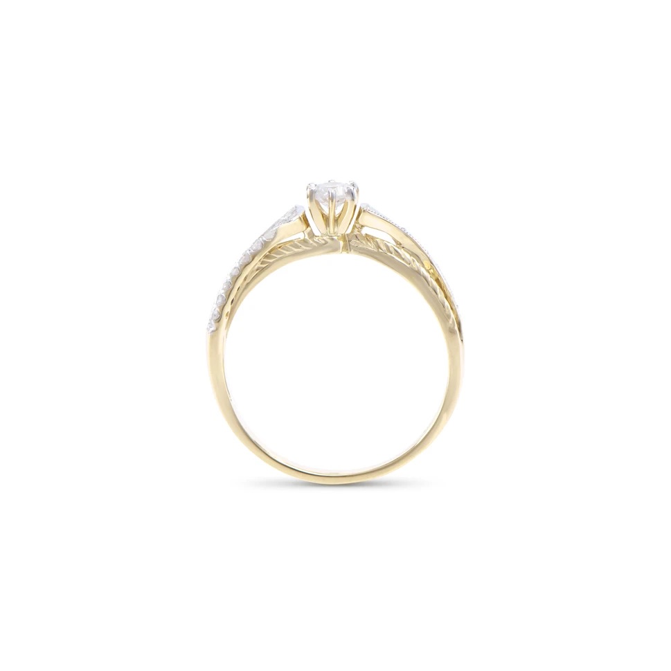 .35 CTW Natural Diamond Designer Ring Mounted in 14Kt Yellow Gold H-I, I1-I2 | Estimated Retail Value: $7,170 (IGI) at PristineAuction.com .35 CTW Natural Diamond Designer Ring Mounted in 14Kt Yellow Gold H-I, I1-I2 | Estimated Retail Value: $7,170 (IGI) at PristineAuction.com
