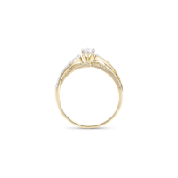 .35 CTW Natural Diamond Designer Ring Mounted in 14Kt Yellow Gold H-I, I1-I2 | Estimated Retail Value: $7,170 (IGI) at PristineAuction.com