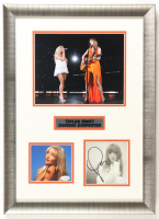 Taylor Swift & Sabrina Carpenter "The Eras Tour" Dual-Signed Custom Framed CD Insert Display (ACOA) at PristineAuction.com